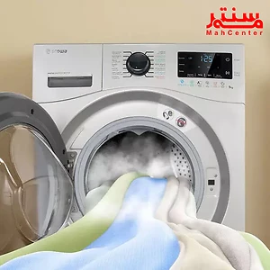 ماشین لباسشویی هوشمند اسنوا سری اکتا پلاس 9 کیلویی مدل swme92 استیل در آشپزخانه