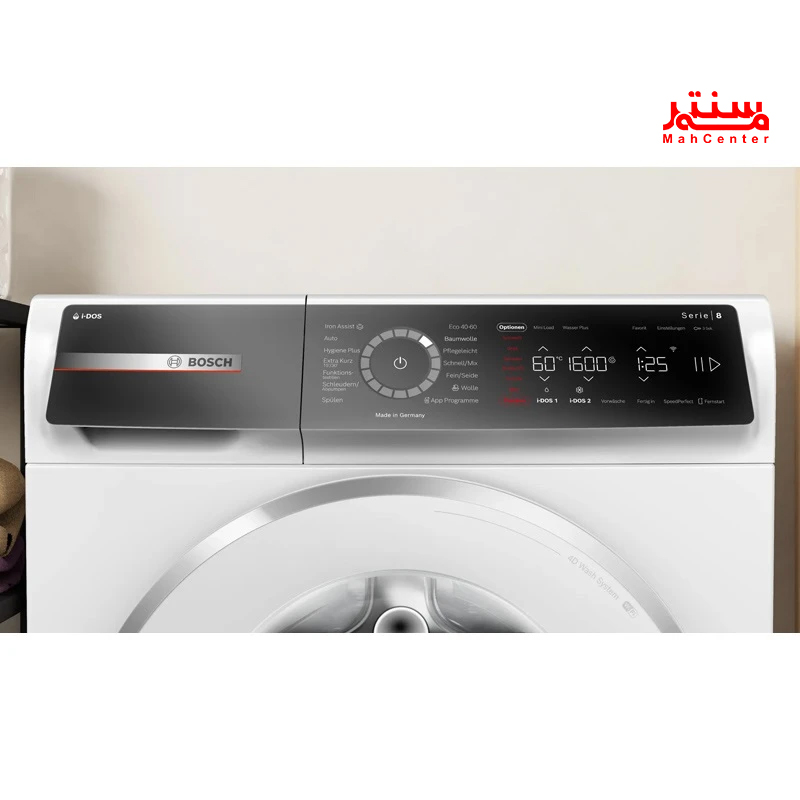 نمایشگر لمسی ماشین لباسشویی بوش WGB256A90