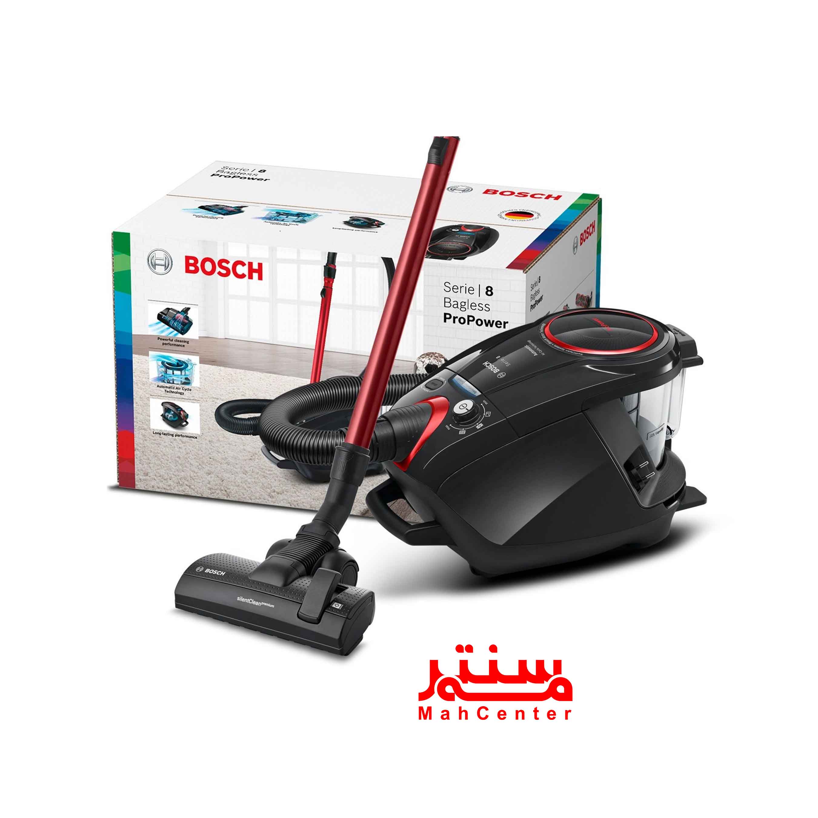 جاروبرقی مخزن دار بوش مدل BGS7POW1 مشکی