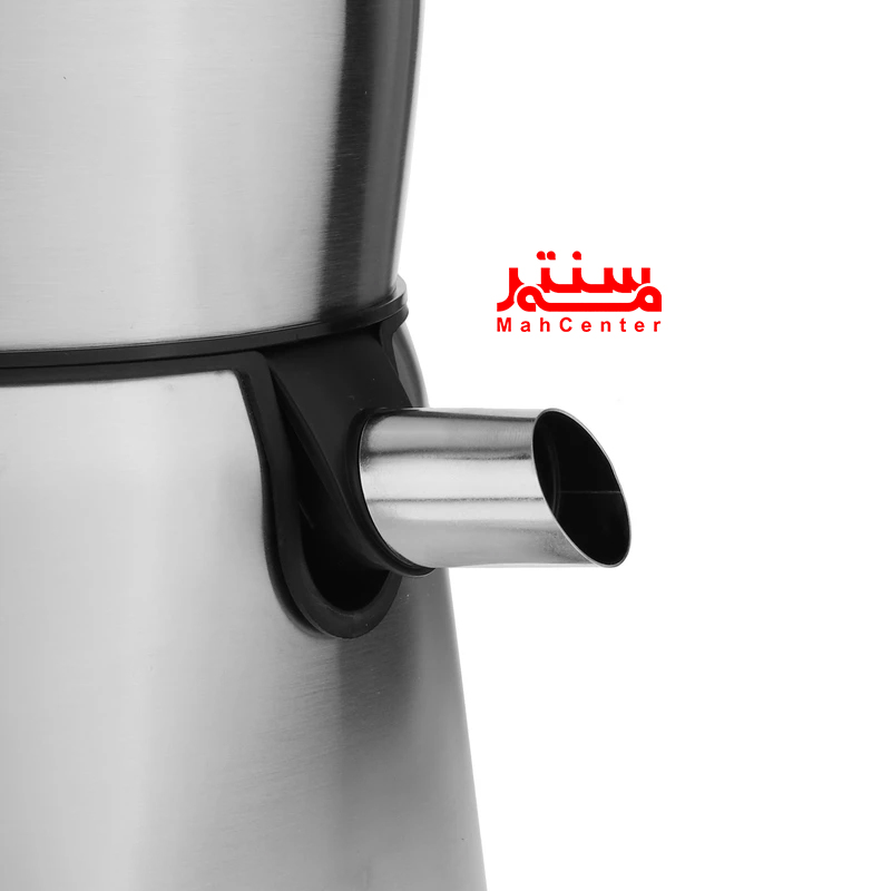 نمای نزدیک قیف بزرگ آبمیوه‌گیری وسترن هاوس مدل WJU-4120 برای میوه‌های کامل