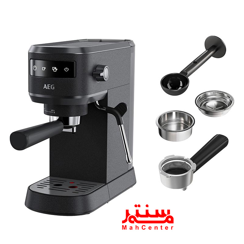 نمای کناری و اجزای اسپرسوساز آاگ مدل ec6-1-6bst