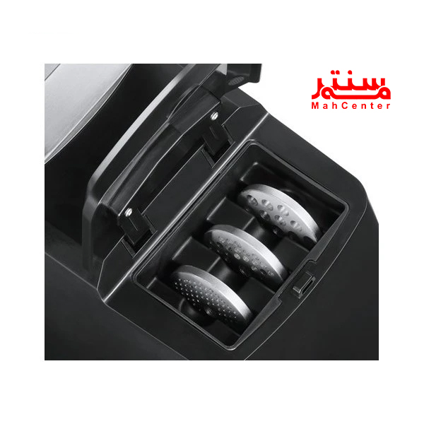 دیسک‌های خروجی چرخ گوشت بوش MFW68660 در سایزهای 3، 4.8 و 8 میلی‌متری برای تنوع در چرخ کردن.