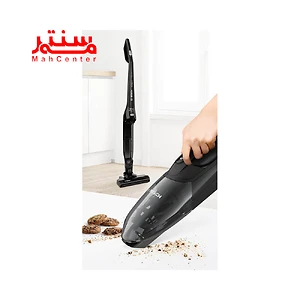 دستی در حال نظافت با جارو شارژی بوش مدل bchf220b