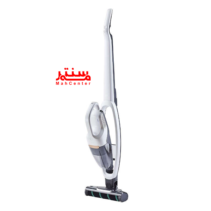 جارو شارژی ایستاده و دستی آاگ مدل QX8-2-PALR با برس چرخان برای تمیز کردن عمیق فرش و کف‌پوش.