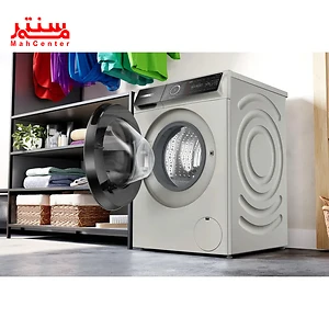 ماشین لباسشویی بوش با درب بزرگ و نمایشگر دیجیتال