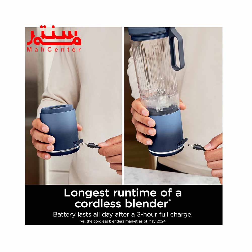 فردی در حال شارژکردن شیکر نینجا مدل bc251