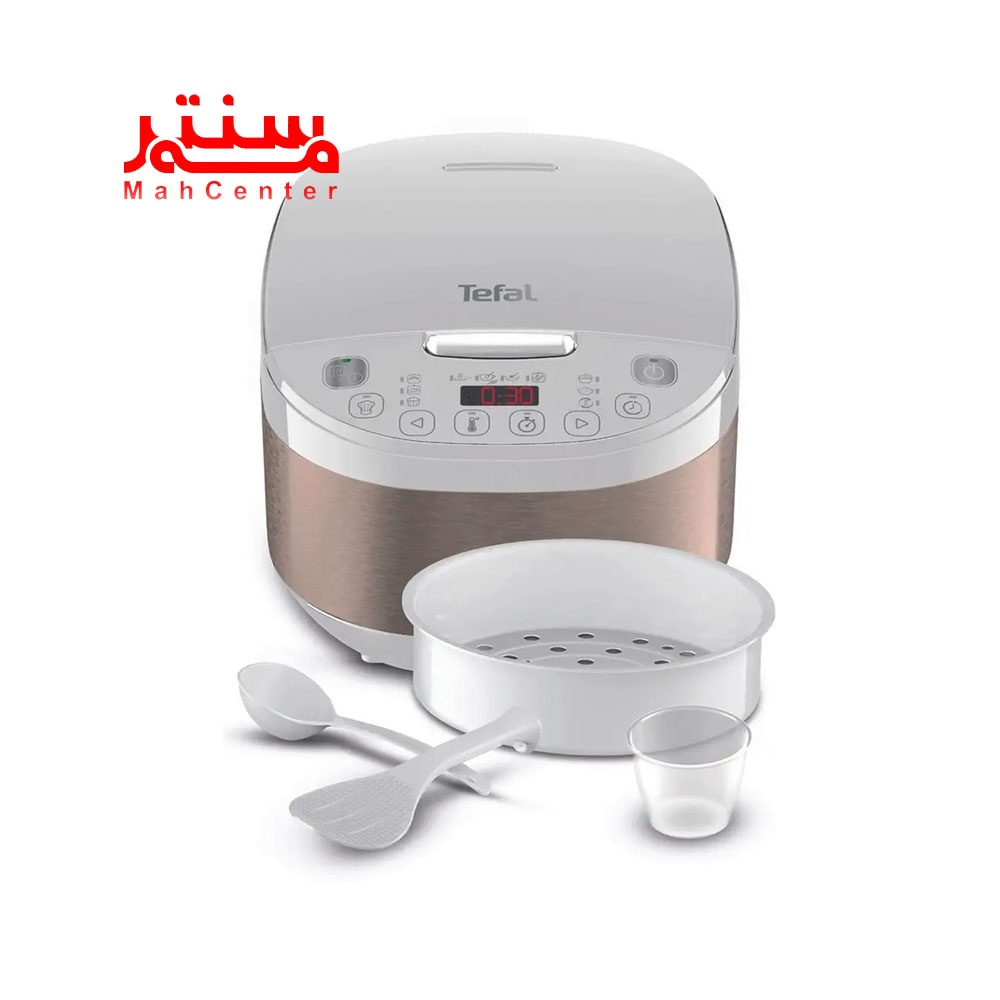 نمای روبه رویی با لوازم همراه مولتی کوکر تفال مدل rk622130