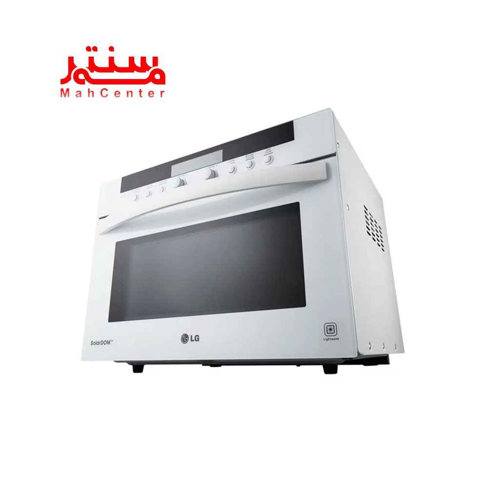 نمای کناری از پایین تر مایکروویو ال جی سولاردام ma3884vc