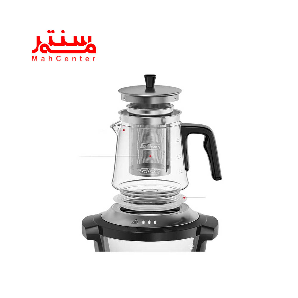 نمای نزدیکتر قوری سماور برقی فلر مدل  ts390