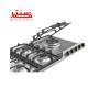 نمای کناری نزدیکتر اجاق گاز صفحه ای 5 شعله آلتون مدل s516n