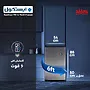 نمای داخلی فریزر ایستکول TM-946-4D با کشوهای فلزی جادار