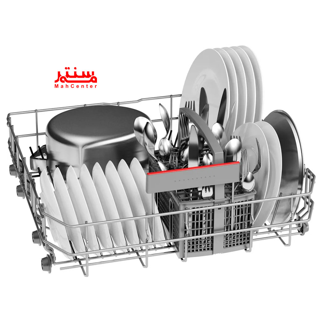 بدنه استیل ضدزنگ ماشین ظرفشویی بوش