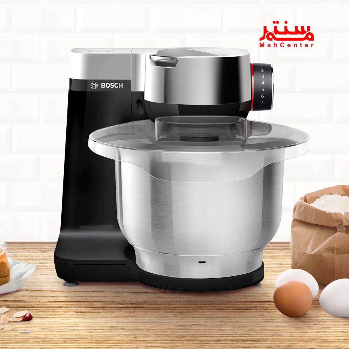 همزن بالونی بوش MUMS2VM00 در حال تهیه خامه