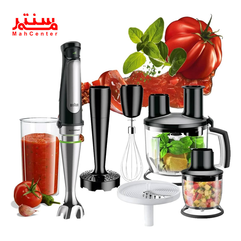 دستگاه چندکاره براون MQ7087X برای پوره و خرد کردن