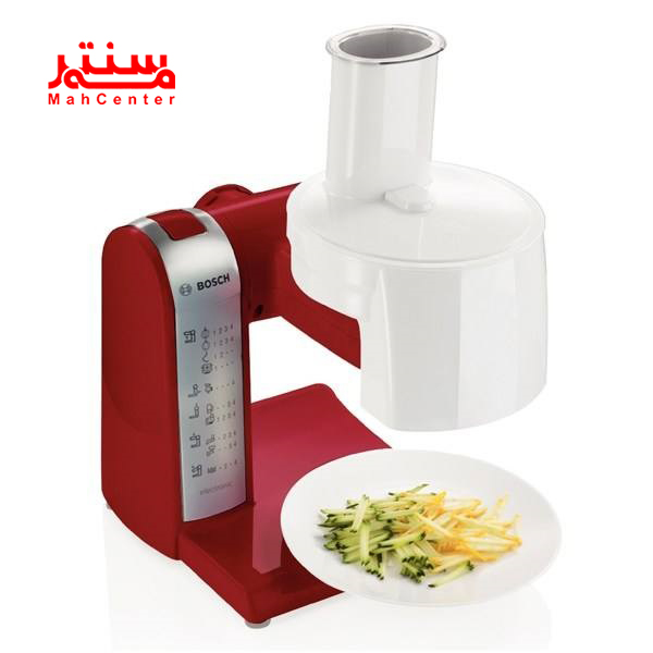 غذاساز حرفه‌ای بوش MUM48R1 با دیسک‌های رنده استیل