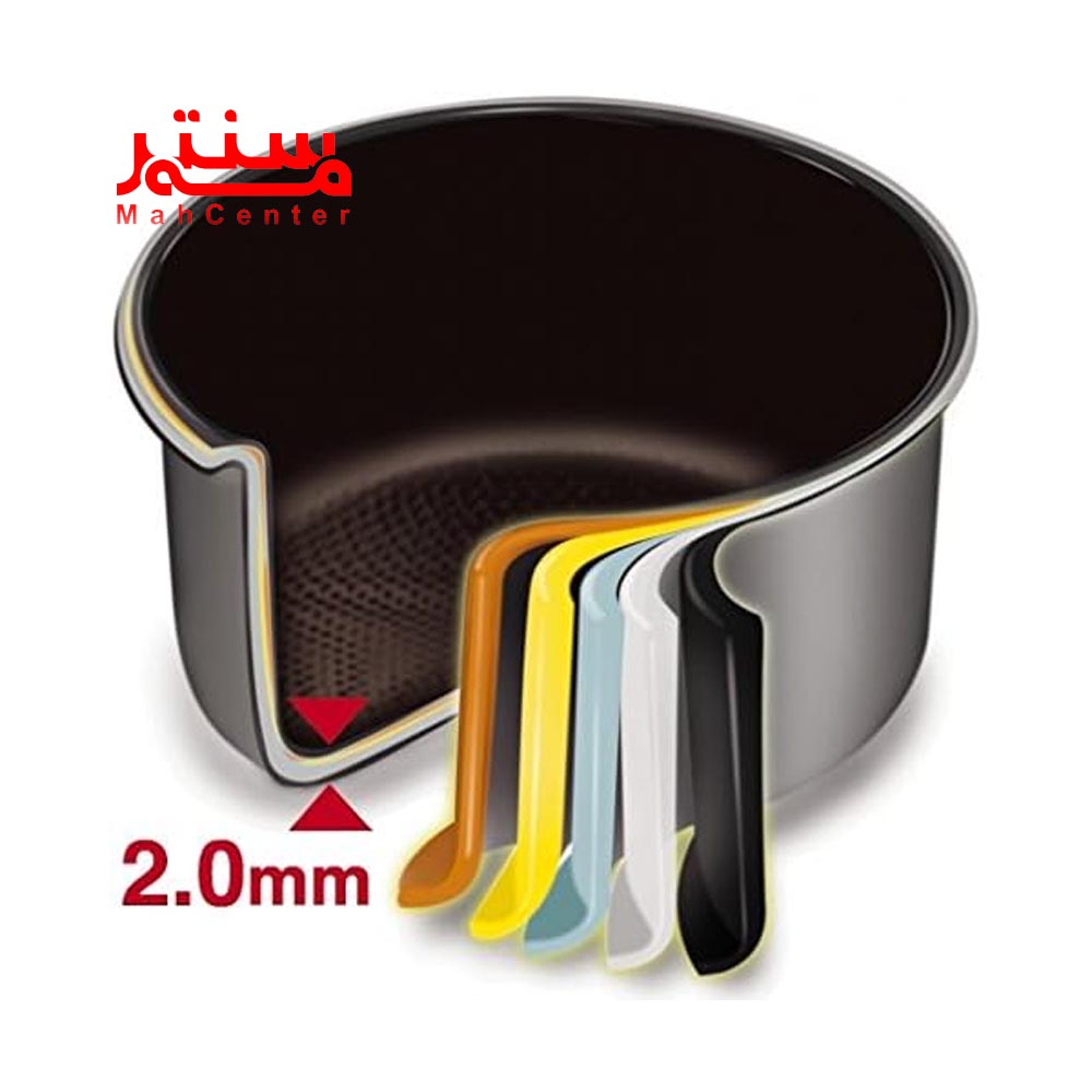 لایه های تشکیل دهنده ظرف پلوپز مولینکس مدل mk7088