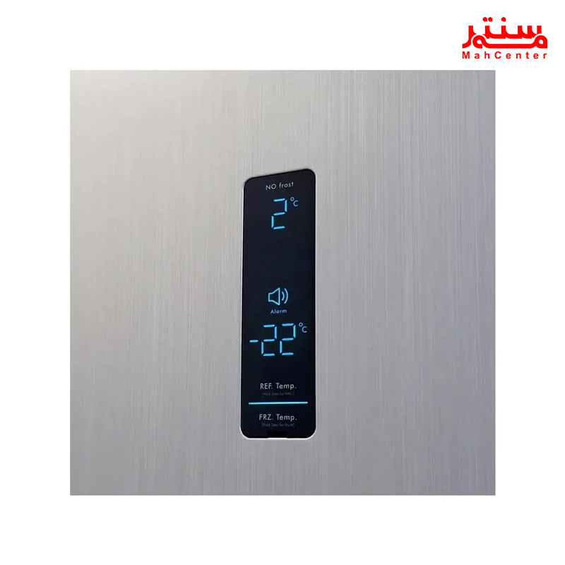 نمای نزدیک از نمایشگر لمسی LED یخچال دوو BMI-10TI