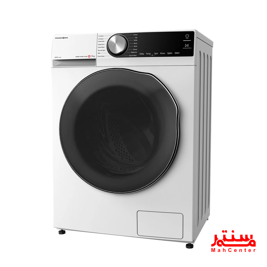 ماشین لباسشویی 9 کیلویی پاکشوما مدل BWF-40127IWT سفید