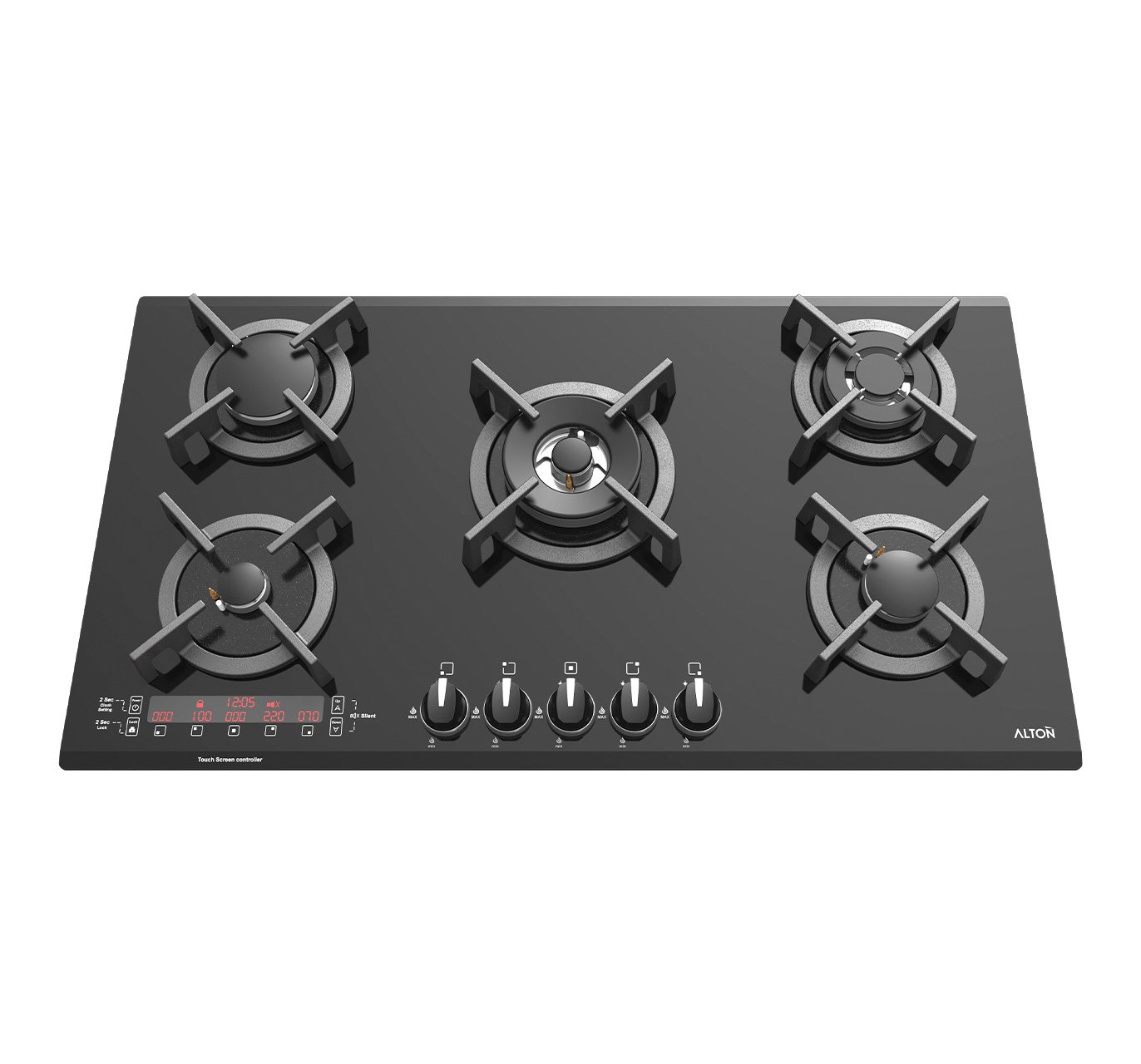 اجاق گاز صفحه‌ای 5 شعله آلتون مدل G530DN