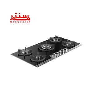 نمای کناری اجاق گاز صفحه ای 5 شعله آلتون مدل gs526n