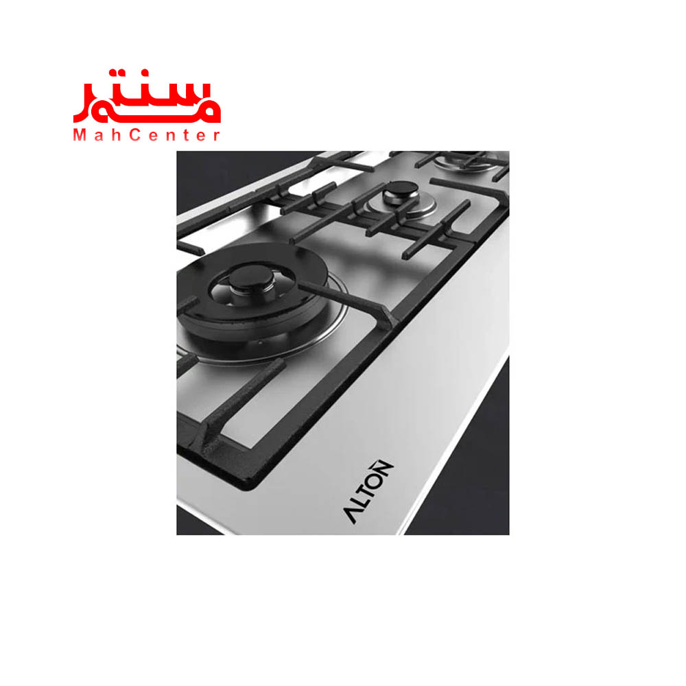 نمای نزدیکتر اجاق گاز صفحه ای 4 شعله آلتون مدل s402d