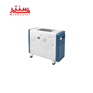 رنگ آبی نمای پشت بخاری برقی برفاب مدل qh-3000