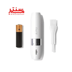 ماشین اصلاح براون مدل fs1000 در کنار باتری و شانه
