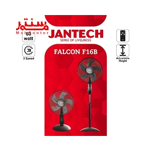 پنکه جانتک مدل فالکون f16b عکس روی جعبه