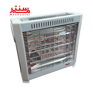 رنگ سفید بخاری برقی فن دار برفاب مدل qh2200 خاموش