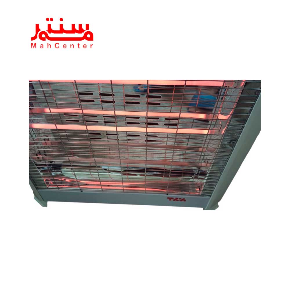 رنگ سفید بخاری برقی فن دار برفاب مدل qh2200روشن