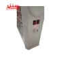 نمای کناری بخاری برقی فن دار برفاب مدل qh2200 و دکمه روشن و خاموش