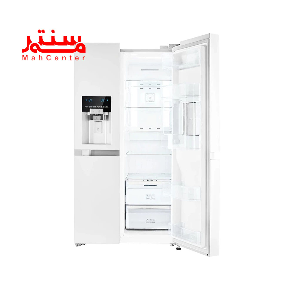 نمای داخل با یک در باز ساید بای ساید دوو سری پرایم مدل sxi20-31w