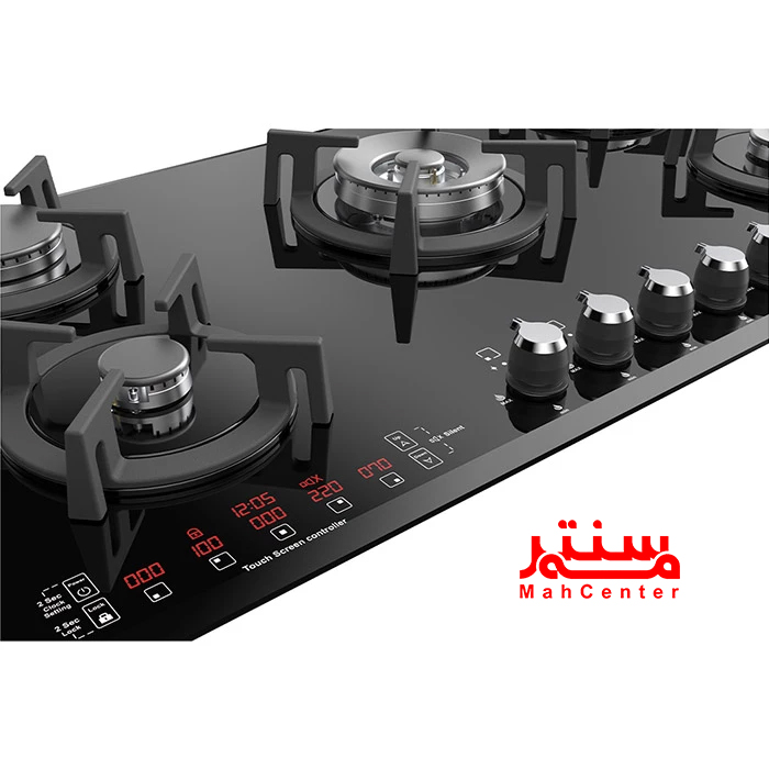 سرشعله‌های SABAF ایتالیایی روی اجاق گاز 5 شعله آلتون G530DN.