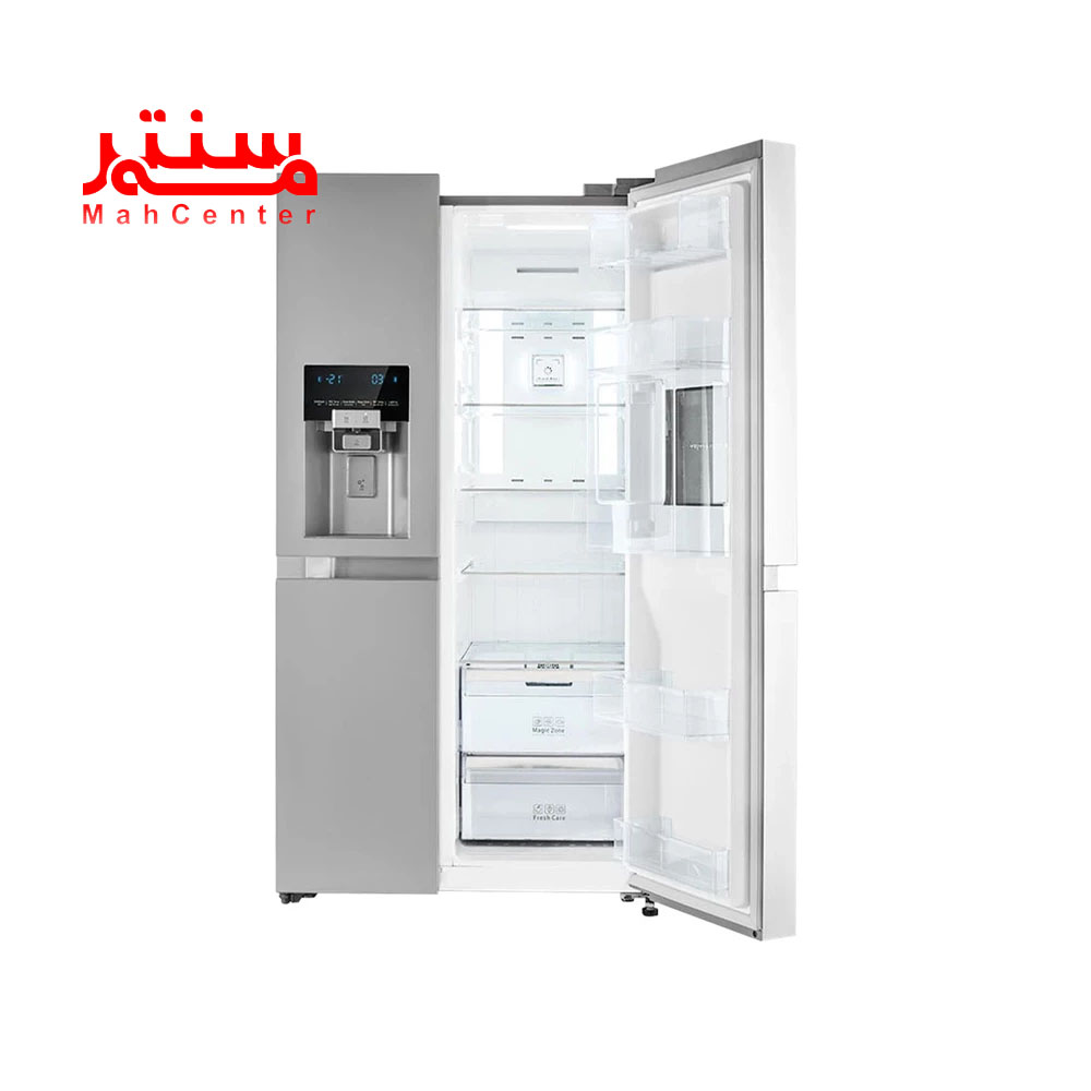 نمای داخلی با یک در باز  ساید بای ساید 32 فوت دوو سری پرایم مدل sxi20-21s