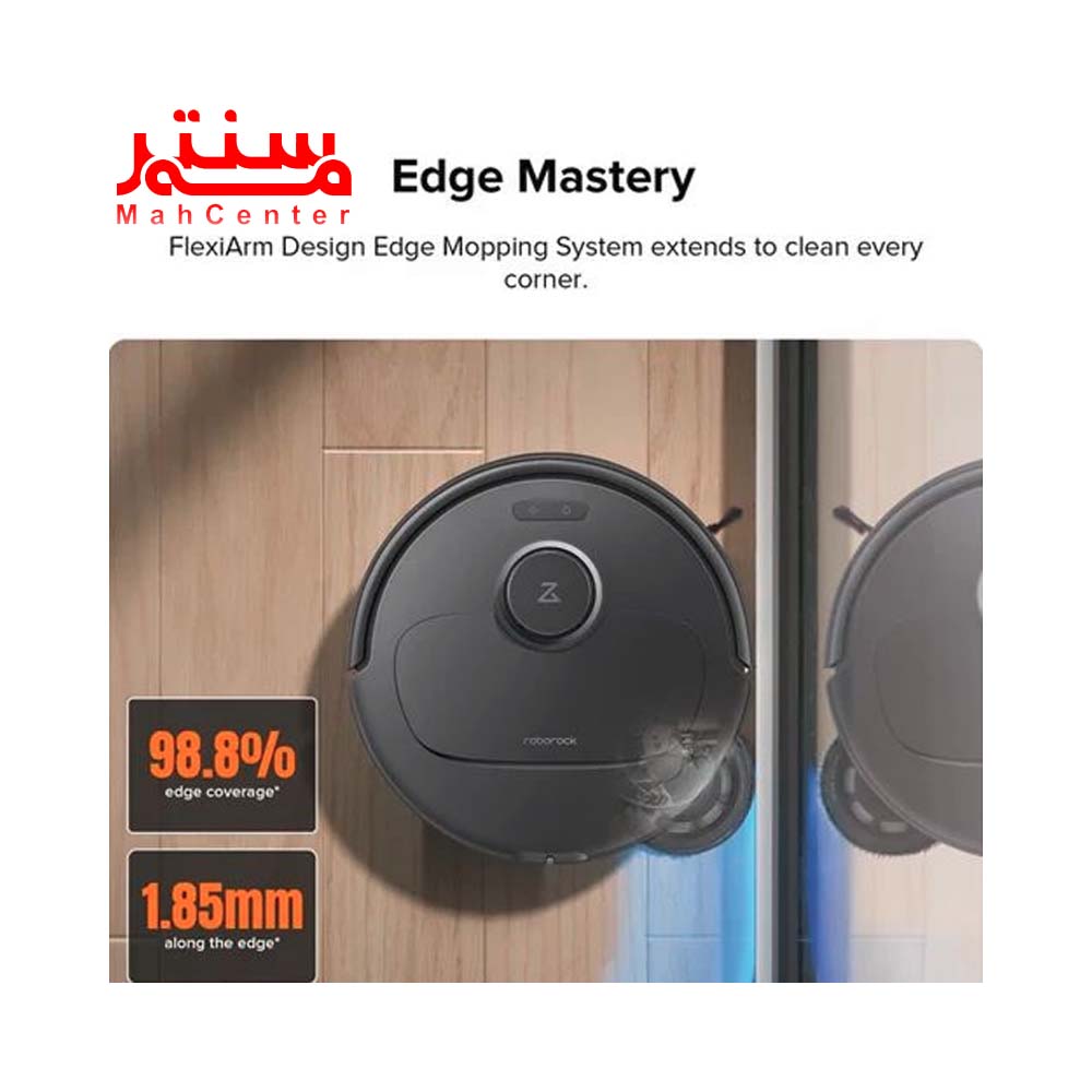 جارو رباتیک روبوراک مدل qrevo-plus در حال نظافت خانه