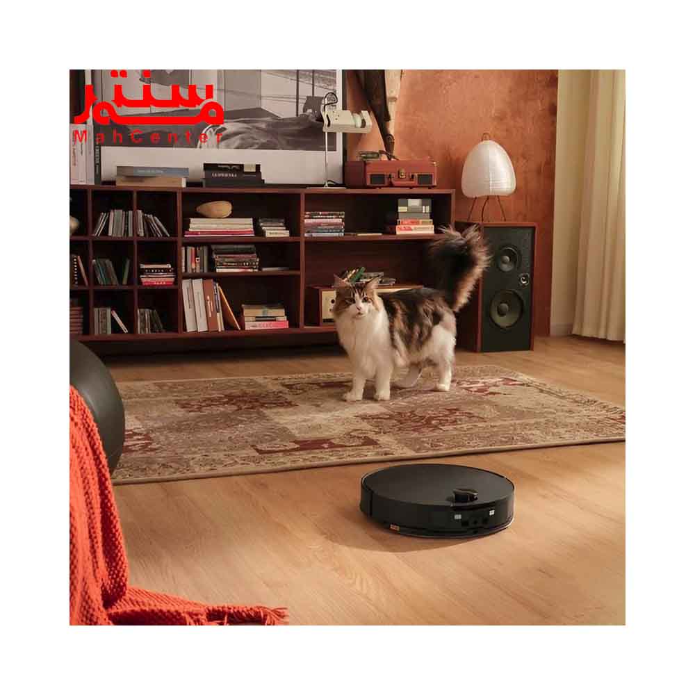 جارو رباتیک روبوراک مدل saros10 در حال نظافت منزل
