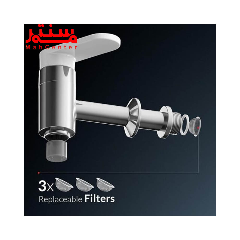 نمایی دیگر از شیر سماور برقی فلر مدل  ts390