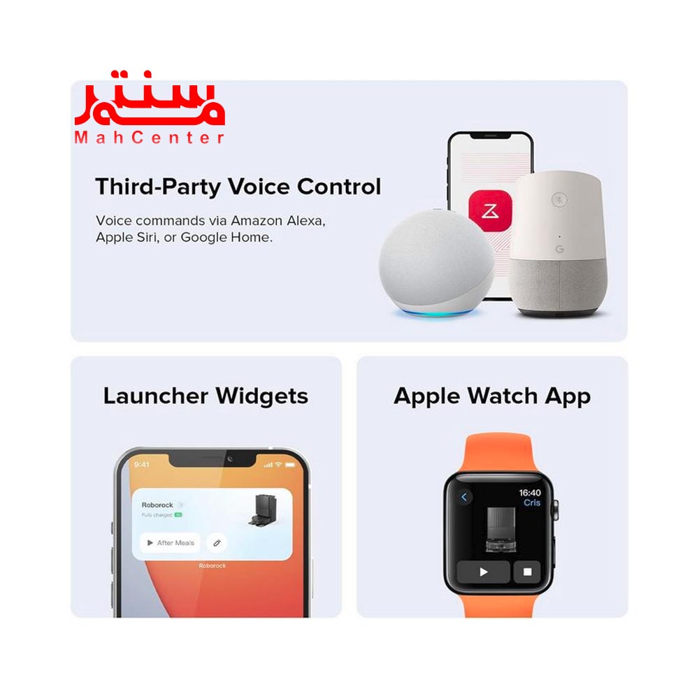 روش های کنترل جارو رباتیک روبوراک مدل qrevo-plus