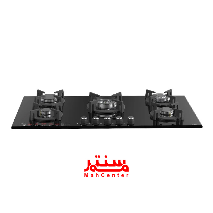 تایمر دیجیتال لمسی در سمت چپ اجاق گاز آلتون مدل G530DN.