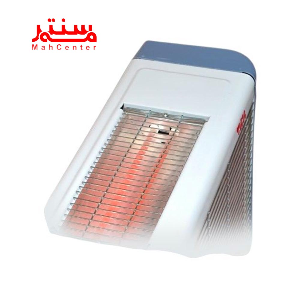 نمای بالایی بخاری برقی برفاب مدل qh-3000 روشن