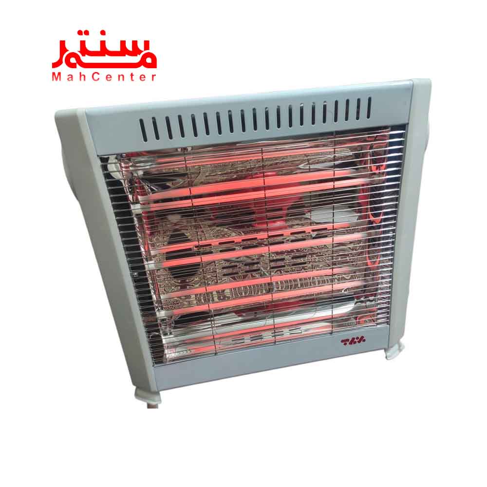 رنگ سفید بخاری برقی فن دار برفاب مدل qh2200 روشن