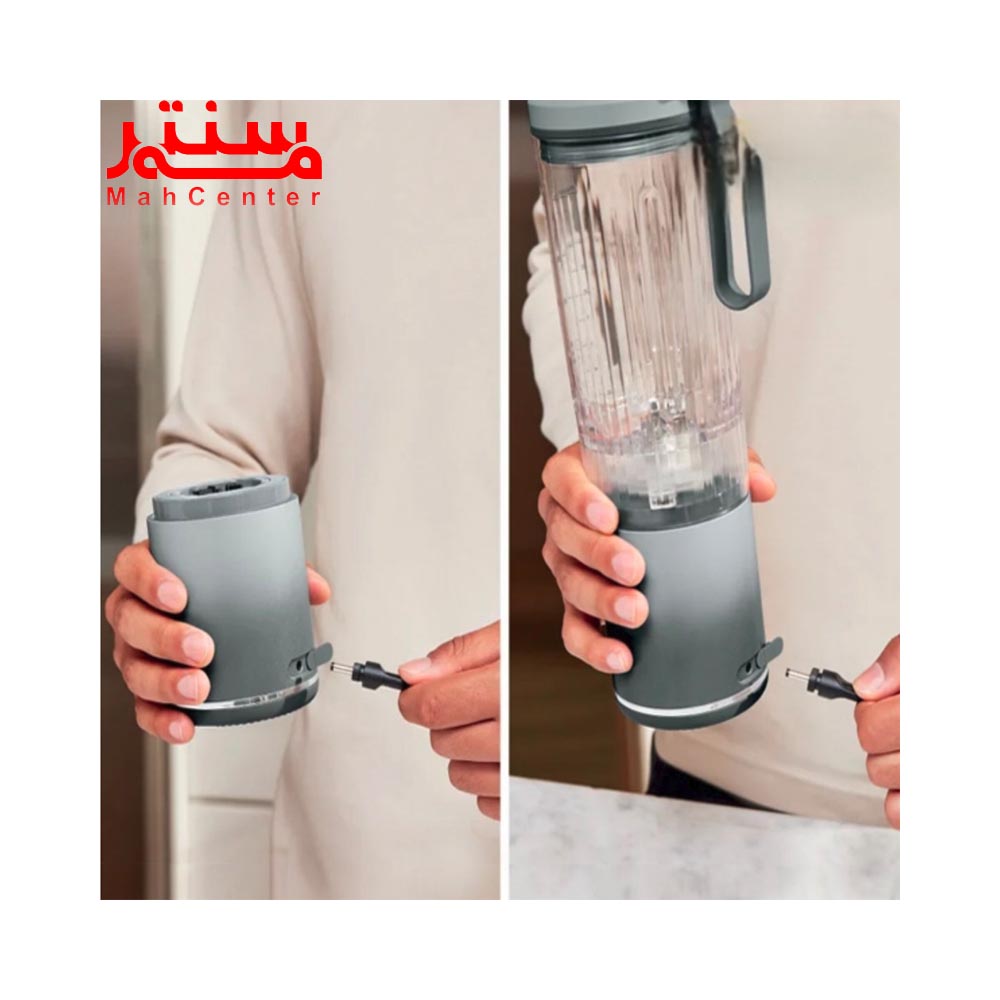 فردی در حال شارژ کردن شیکر نینجا مدل bc251