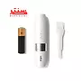 ماشین اصلاح براون مدل fs1000 در کنار باتری و شانه