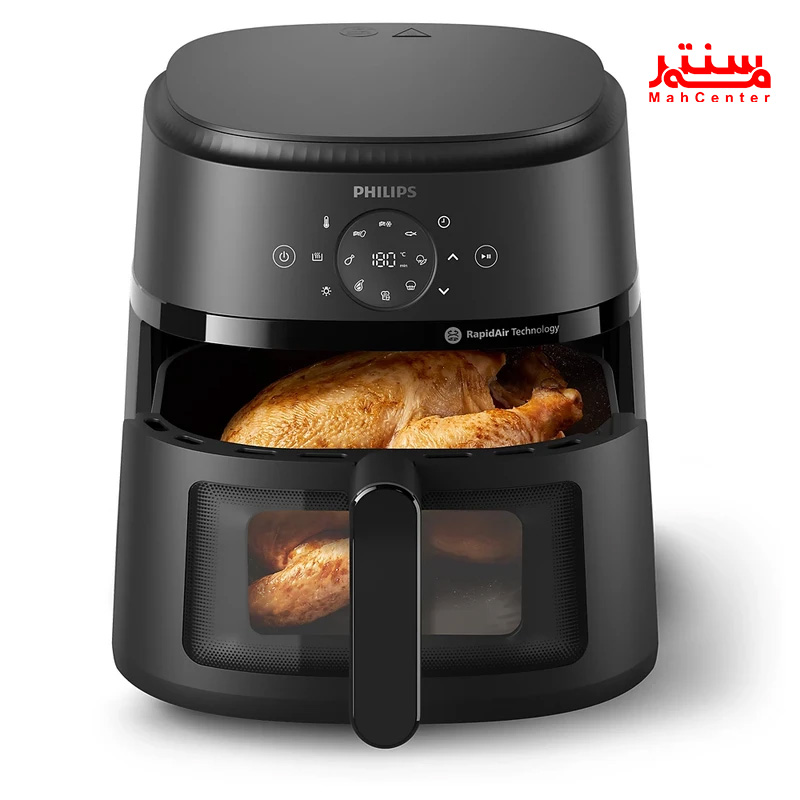 سرخ کن بدون روغن فیلیپس NA230 با قابلیت تنظیم دما از 60 تا 200 درجه سانتی‌گراد برای پخت متنوع.