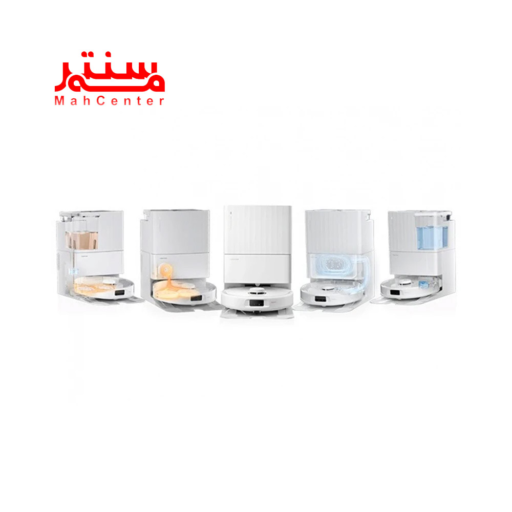 مراحل نظافت جارو رباتیک روبوراک مدل q-revo-max-v