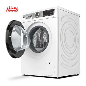 دیگ 9 کیلوگرمی ماشین لباسشویی بوش WGA24400ME با قابلیت اضافه کردن لباس در حین شستشو.