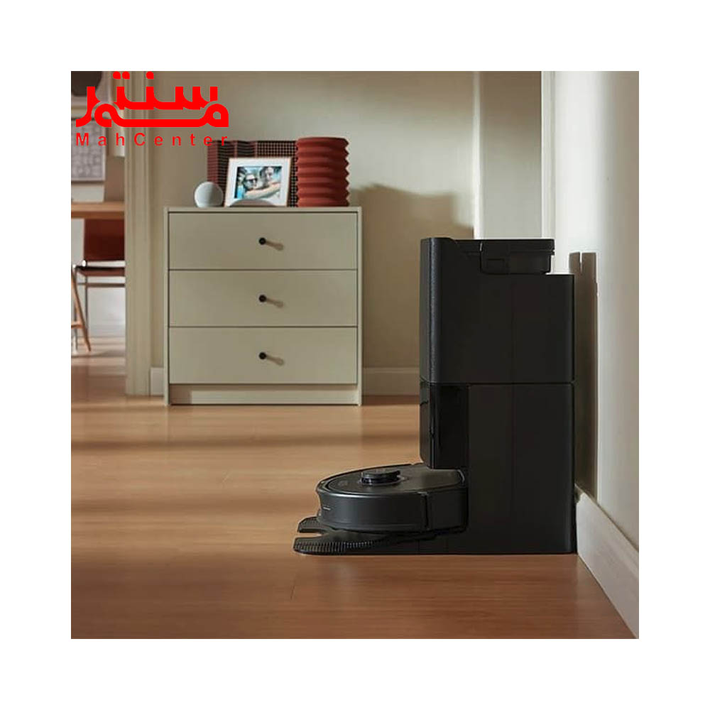 نمای کناری جارو رباتیک روبوراک مدل qrevo-plus در خانه