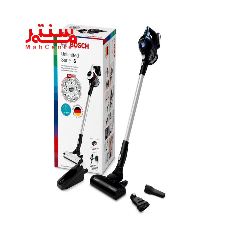 جاروشارژی بوش مدل bcs611p4a و جعبه خود