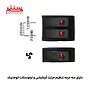 نصب دیواری بخاری برقی فن‌دار آبسال 341F در اتاق نشیمن