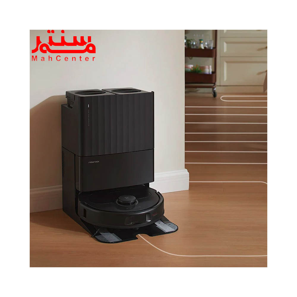 نمای رو به رویی جارو رباتیک روبوراک مدل qrevo-plus در خانه